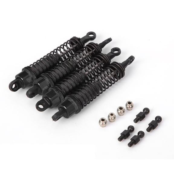 80mm RC Car Shocks, Front Rear Aluminum Alloy Upgrade, Fits RGT 136100, Black/Blue/Silver