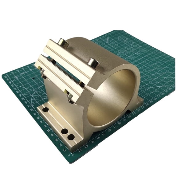 80mm Spindle Clamp Mounting Bracket With 4 Screws Used For 0.8KW 1.5KW Or 2.2KW Spindle CNC Milling Machine ,Easy to Use