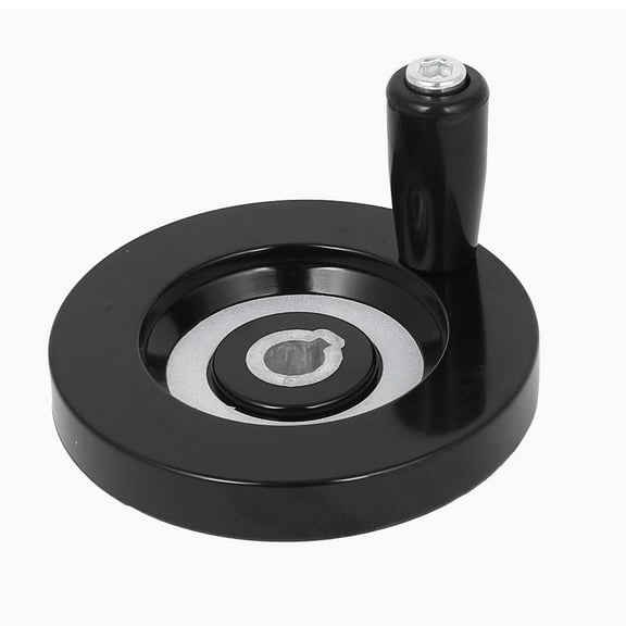 80mmx10mm Removable Folding Handle Hand Wheel for Grinder Machines Tailstock