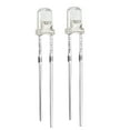 thumbnail image 1 of 80pcs 3mm White  Diode Lighting Electronics Component Emitting Light 3-3.4V, 1 of 1