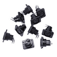 thumbnail image 1 of 80pcs Black XLR 3pin Female Jack Panel Mount Chassis PCB Socket Connector, 1 of 8