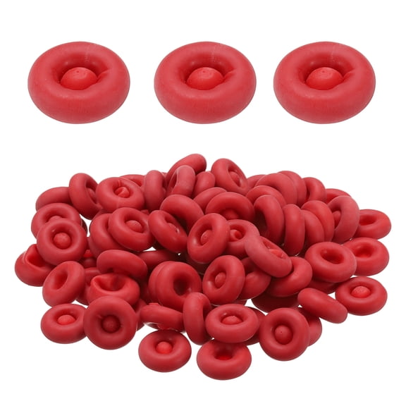 80pcs Caulk Caps Universal Fit Caulking Tube Caps Reusable Caulk Saver Cover for Sealing & Preserving, Red