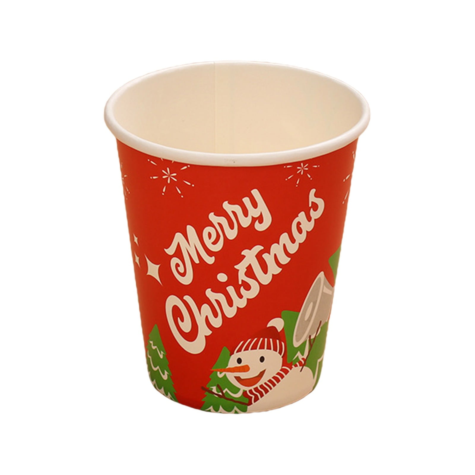80pcs Disposable Christmas Paper Cups, Christmas Party Supplies, Winter ...