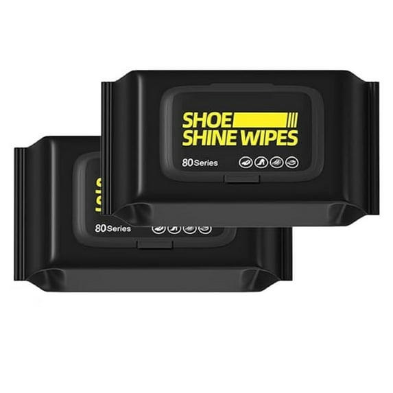 80pcs Disposable Shoe Cleaning Wipes Shoe Cleaning Wet Wipes, 80-Pack Sneaker Wipes, Instant Shoe Shine Cloths, Disposable Shoe Cleaners, Sneaker Sole Wipes Quick-Clean Shoe Wipes(2 pcs)