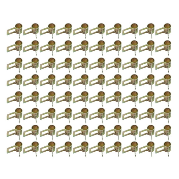 80pcs Fuel Line Hose Spring Clip Water Pipe Air Tube Clamp for Auto Car 5.5MM