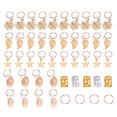 thumbnail image 1 of 80pcs Hair Braid Jewelry Multiple Pendants Soild Cuffs Leave Snowflake Shell Star Hair Decorations, 1 of 8