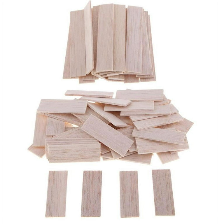  LoveinDIY GZYF 10Pcs Balsa Wooden Dowel Rods Blocks - Hardwood  Dowels - Craft Dowels for Woodworking - for Model Building Games Kids  Crafts Gifts Home Decor, 80mm