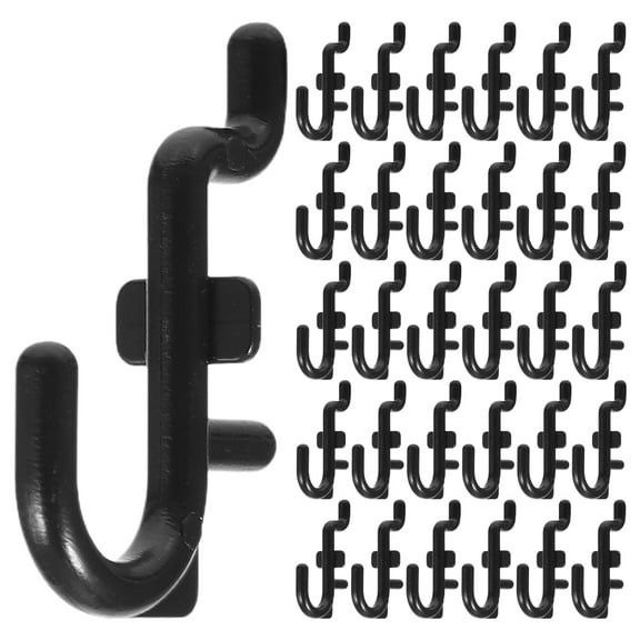 80pcs Pegboard Hooks Plastic Pegboard Display Hangers Heavy Duty Pegboard Hooks for Garage Tools