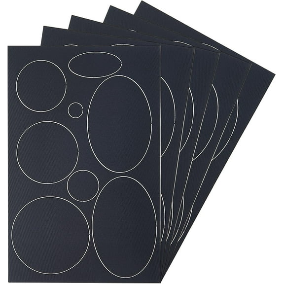 80pcs Puffer Down Jacket Repair Patch Kit Black Nylon Fabric Repair Patch Self Adhesive Tear-Resistant Waterproof Stick Round Oval for Tent Sleeping Bag Ski Clothing Outerwear Repair