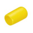 thumbnail image 1 of 80Pcs Rubber End Caps 8mm(5/16") Vinyl Round End Cap Cover Screw Thread Protectors Yellow, 1 of 5
