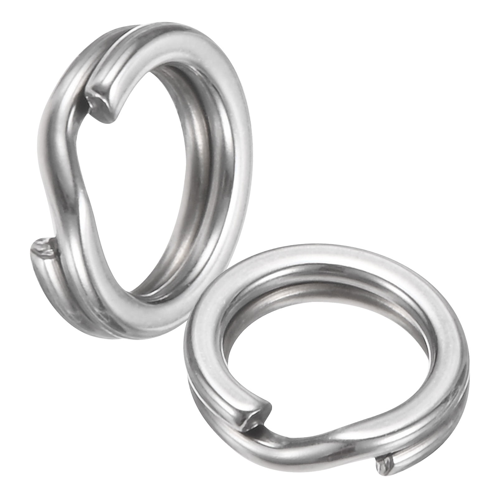 d rings for fishing lures Solid Ring 20~100Pcs Fishing Lure Connectors Stainless Steel S 9km-dwlife 60lb Internal Diameter Mack's Lure 09791 Wedding Ring
