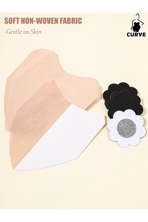 80pcs Thigh Chafing Pads & Nipple Covers Combo - Invisible Skin-Friendly Adhesive Pads for Anti-Chafing and No Show Under Clothes