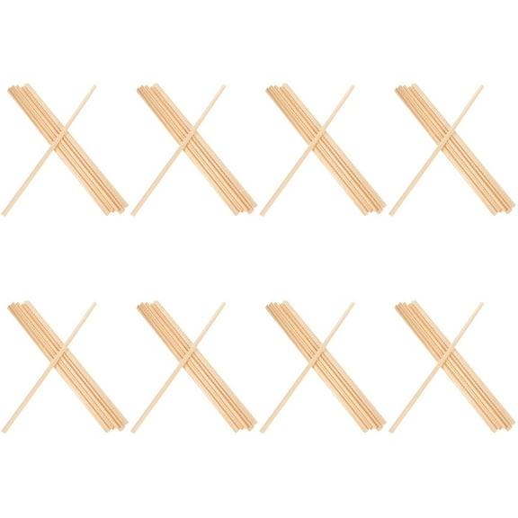 80pcs Wooden Window Decorative Trim Wooden Window Screen Molding Trim DIY Wood Strip