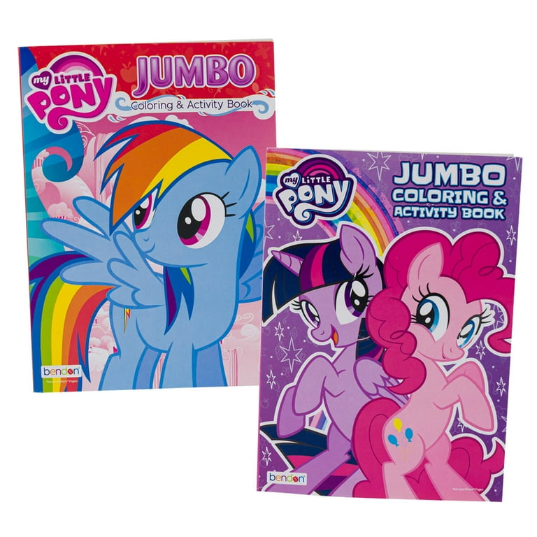80pg My Little Pony Coloring Book 2 PCS ASSORTED