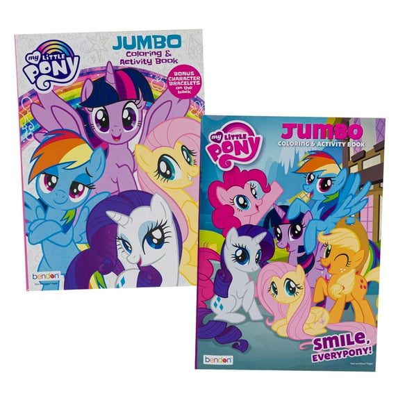 80pg My Little Pony Coloring Book- 2 PCS (ASSORTED)
