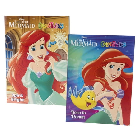 80pg The Little Mermaid Coloring Book- 2 Asst.