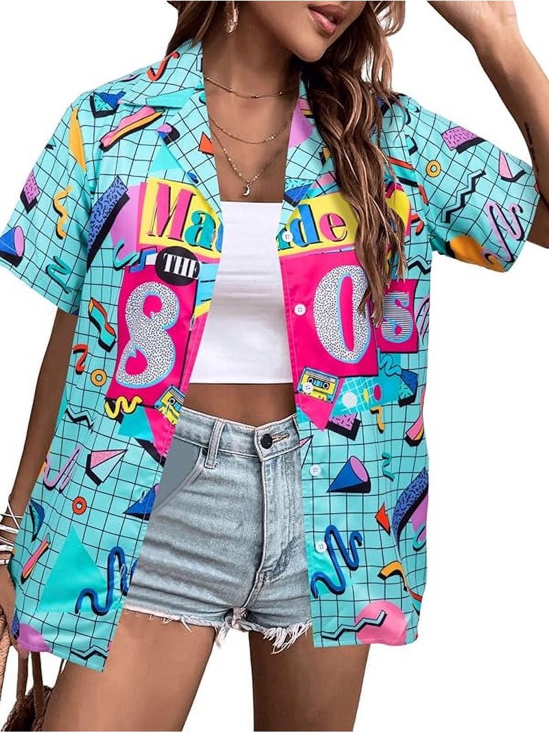 Fashion Trends 80s Club Clothes 80s 90s Outfit Hawaiian Shirt