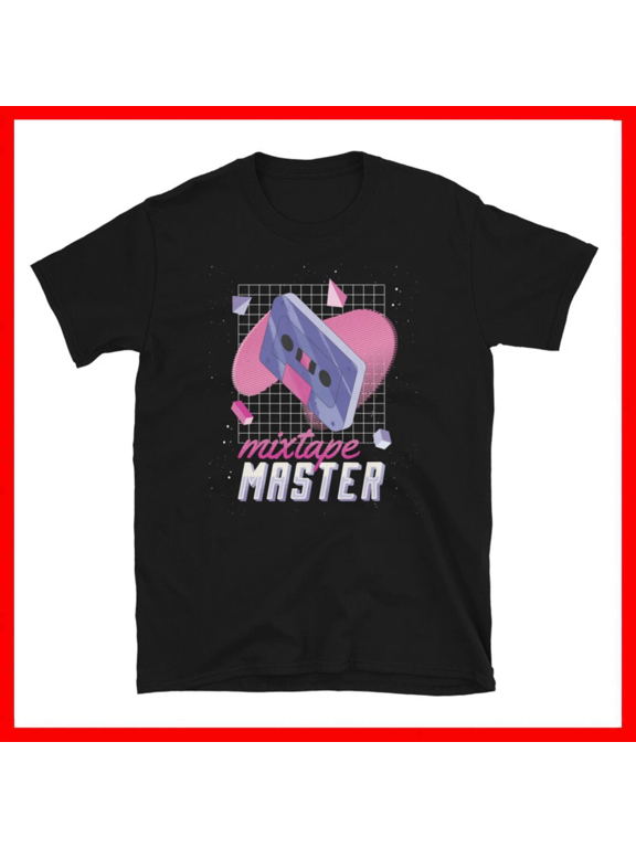 80s And 90s Vibe Retro Mixtape Master Graphic Unisex T-Shirt Size S- 5XL