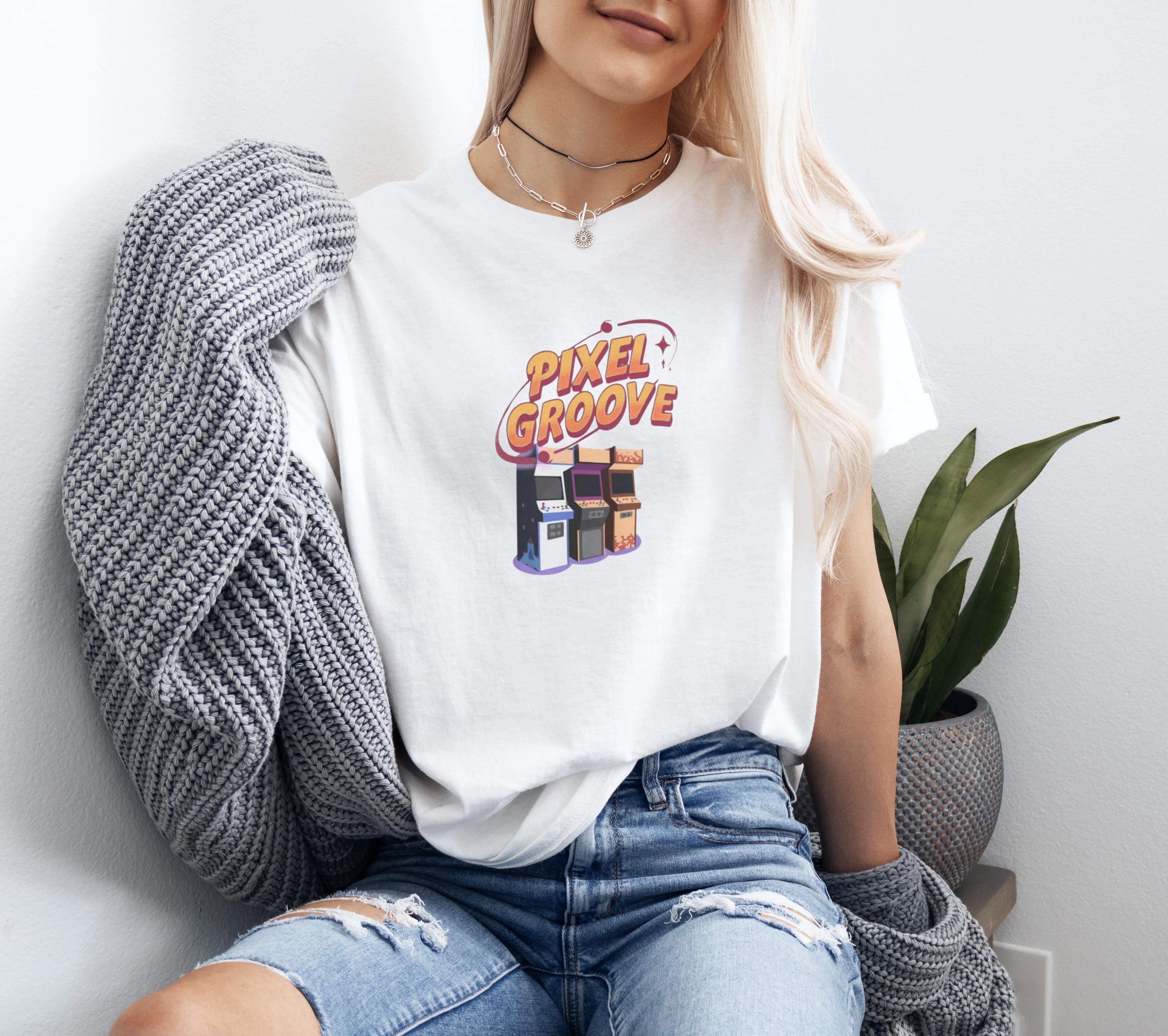 80s Arcade Pixel Art Graphic With Retro Gaming Style And Classic …