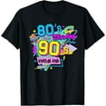 thumbnail image 1 of 80s Baby But 90s Made Me Vintage Colorful Party Themed 90s T-Shirt, 1 of 3