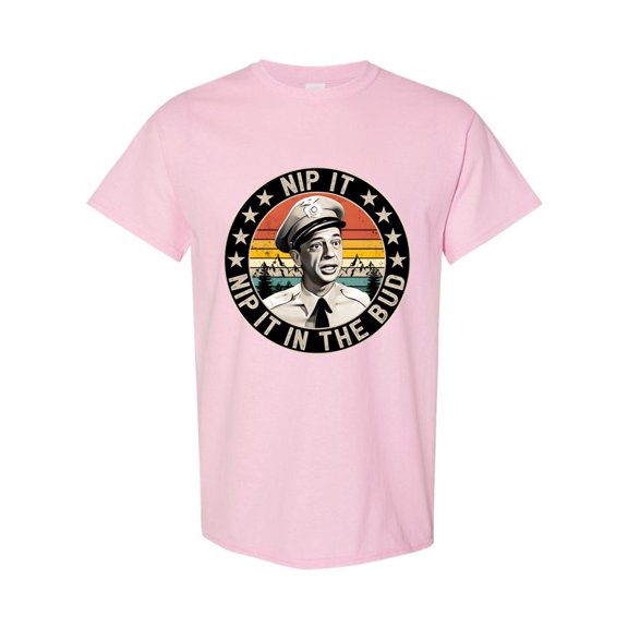 80s Barney Fife Nip It In The Bud Funny Quote Retro Mayberry Comedy Fan T-Shirt V50479, for men & women, up to size 5XL