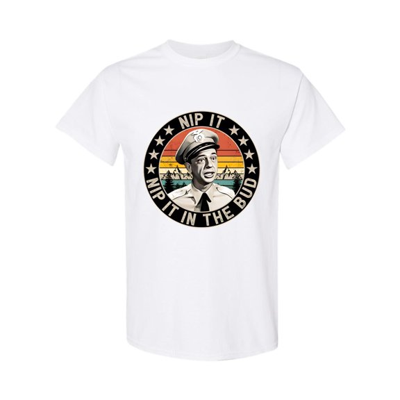 80s Barney Fife Nip It In The Bud Funny Quote Retro Mayberry Comedy Fan T-Shirt V50479, for men & women, up to size 5XL