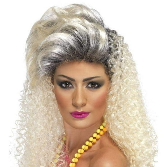 80s Bottle Wig Adult Blonde Brown Ladies Wigs One Size Female Fancy Dress Party Book Week Halloween