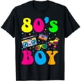 thumbnail image 1 of 80s Boy 1980s Fashion 80 Theme Party Outfit Eighties Costume T-Shirt, 1 of 4