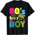 thumbnail image 1 of 80s Boy 1980s Theme Party 80s Costume Outfit Men Boys T-Shirt, 1 of 4
