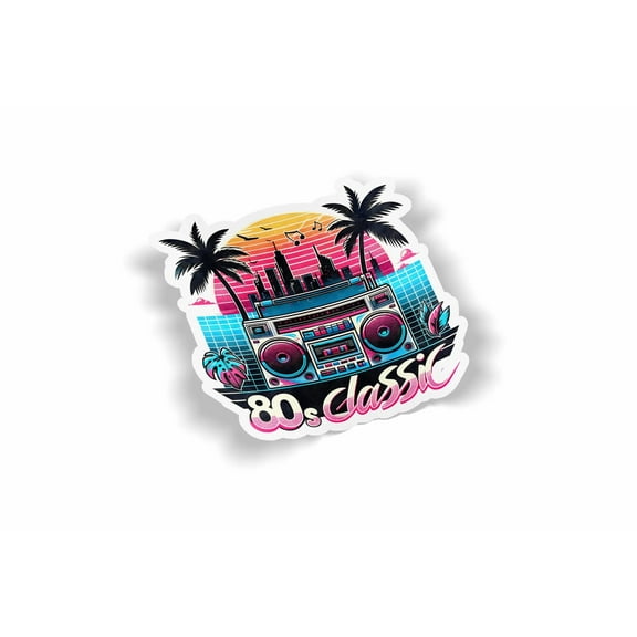 80s Classic Waterproof Sticker