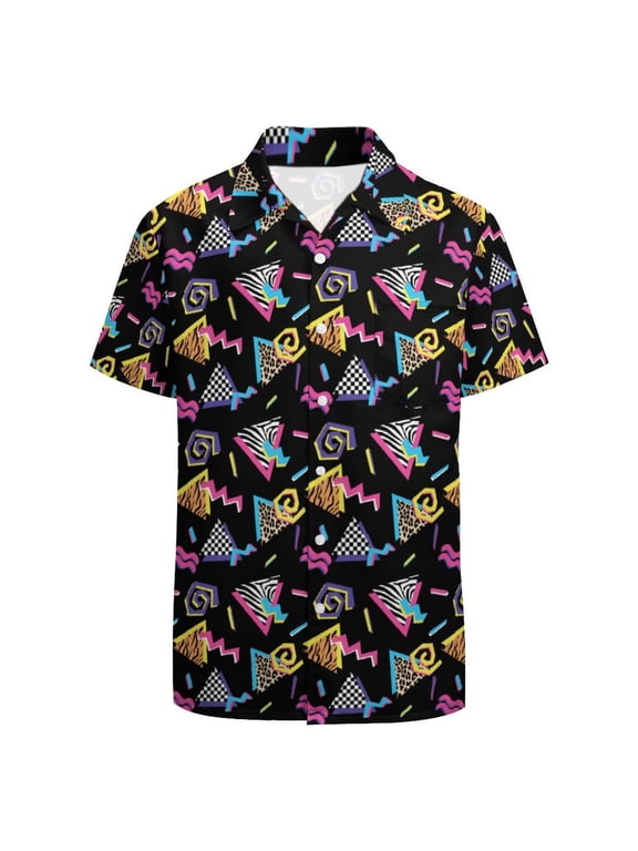 80s Disco Outfit Hipster Free Mens 80s Golf Shirt Dry Fit Performance Short Sleeve Print Shirts Funny 90s Golf Shirts for Men