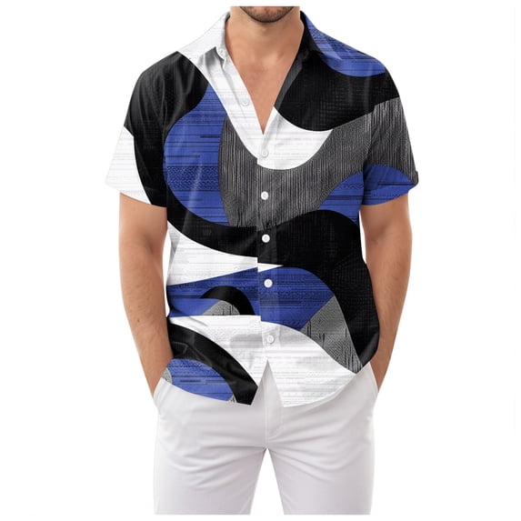 80s Funny Nightclub Tee Shirt Retro 80s 90s Mens Shirts Hawaiian Shirt Casual Button Down Short Sleeve Beach Shirt Medium with Pocket