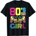 thumbnail image 1 of 80s Girl 1980s Fashion Theme Party Outfit Eighties Costume T-Shirt, 1 of 5