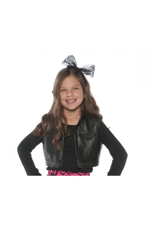 80s Girl's Leather Vest