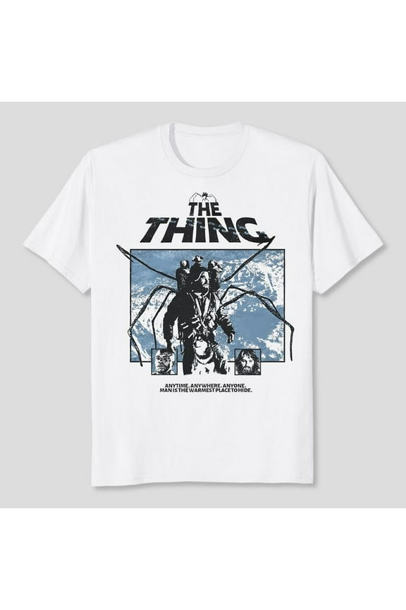 80s Horror Movie, Retro Japanese Film Tee,The Thing Shirt, Sci-Fi Movie Merch, Men's And Women's Graphic Tee 100% Cotton by TBun, Full Sizes S-5XL