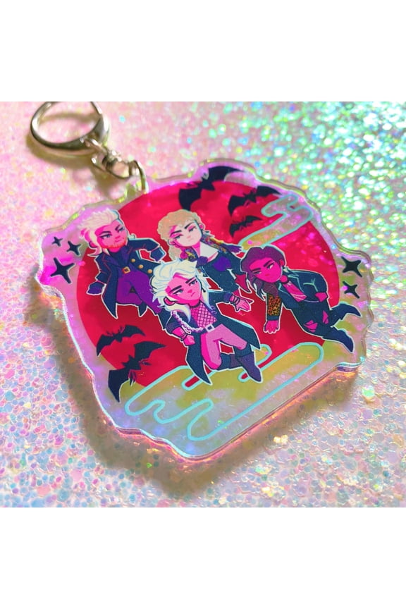 80s Horror THE LOST BOYS - 2.5 iridescent acrylic keychain" (1 keychain)