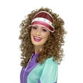 thumbnail image 1 of 80s Light Up Visor Pink Adult 1980s One Size Unisex Fancy Dress Party Book Week Halloween, 1 of 2
