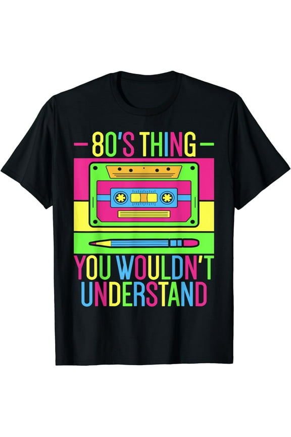 80s Outfit 1980s Fashion 80 Theme Party 80s Costume Eighties T-Shirt