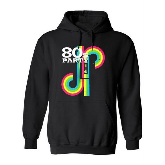 80s Party Flyer Hoodie Women -Image by Shutterstock, Female Medium