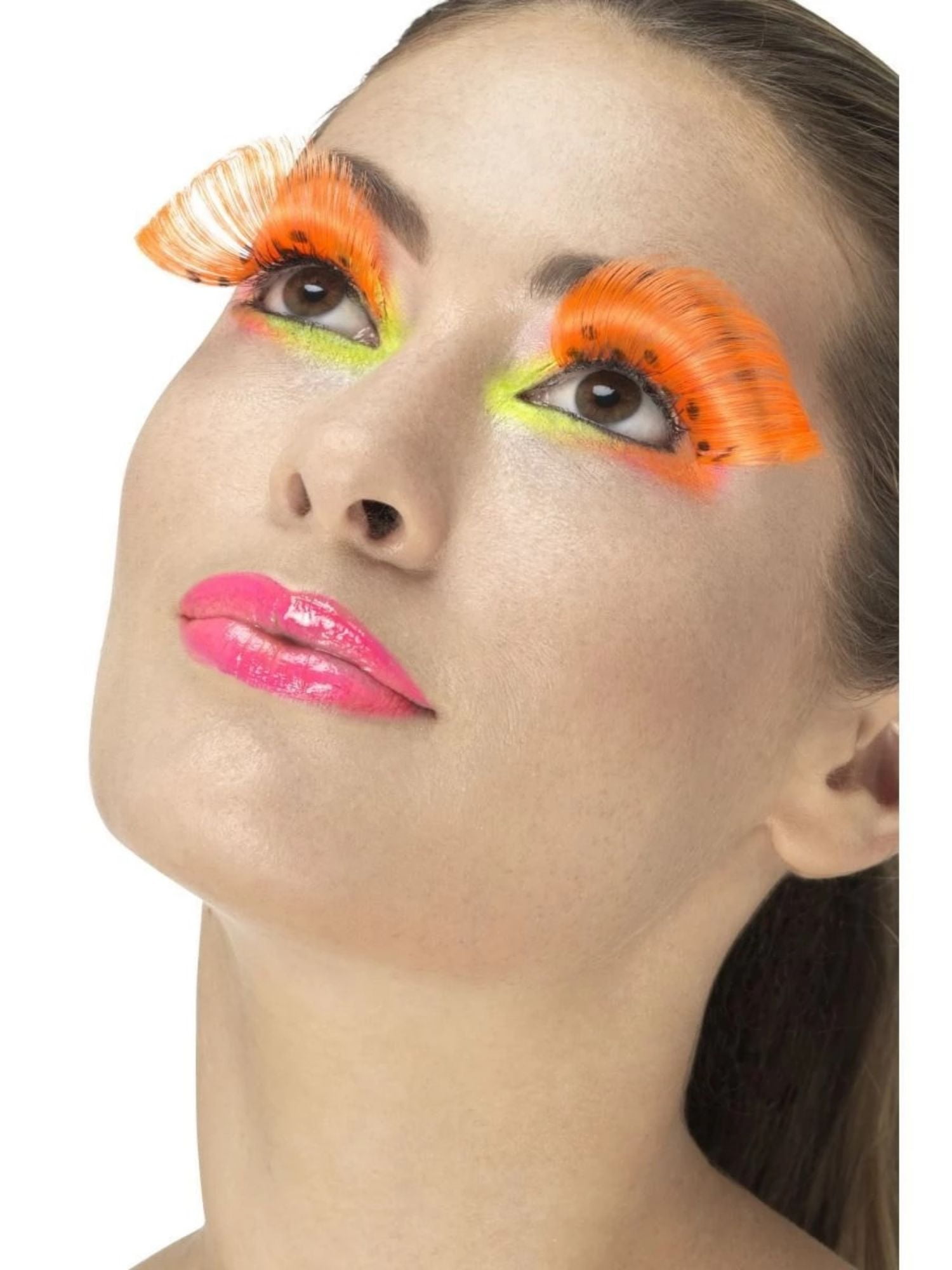 80s Party Eyelashes Adult Neon 80s Party Eyelashes Adult Neon