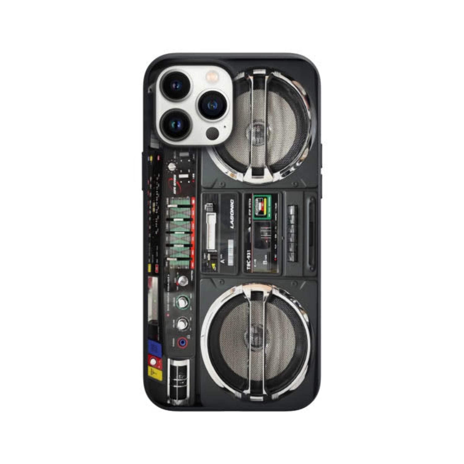 80s Retro Boombox Totally Awesome 80's Phone Case for iPhone 7 8 X XS ...