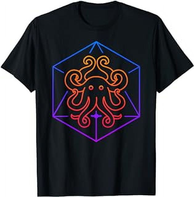 80s Retro Octopus Sea Creature & Saltwater Aquarium Octopus T-Shirt ...