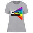 thumbnail image 1 of 80s Retro Tape T-Shirt Women -Image by Shutterstock, Female x-Large, 1 of 2