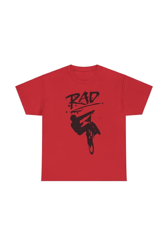 80s Retro Team RAD Graffiti Racing Bike Design Unisex Heavy Cotton Tee