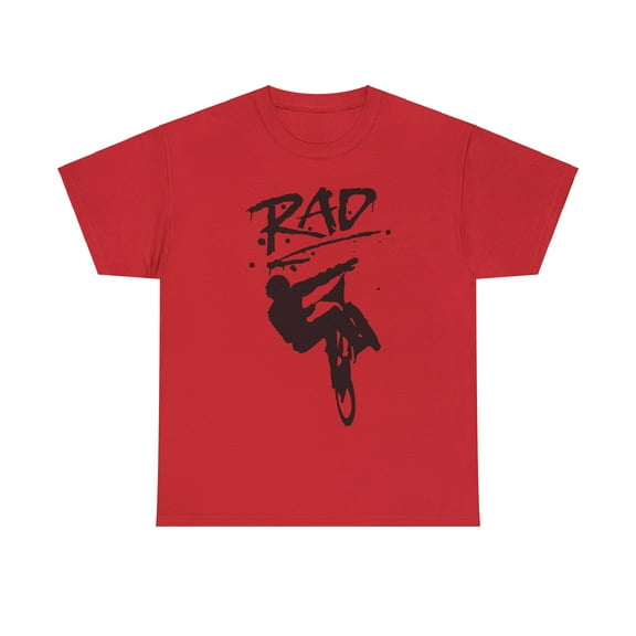 80s Retro Team RAD Graffiti Racing Bike Design Unisex Heavy Cotton Tee