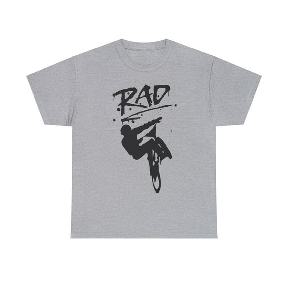 80s Retro Team RAD Graffiti Racing Bike Design Unisex Heavy Cotton Tee
