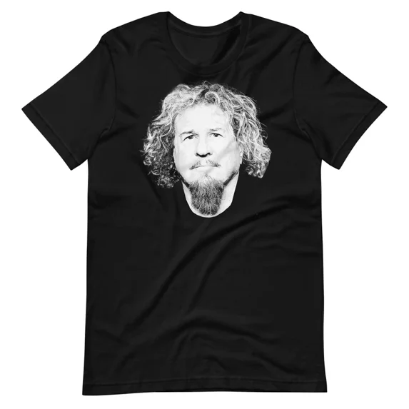 80s Rock Star Vocalist Tribute Digital ArtT-Shirt, for men and wonen up to 5XL