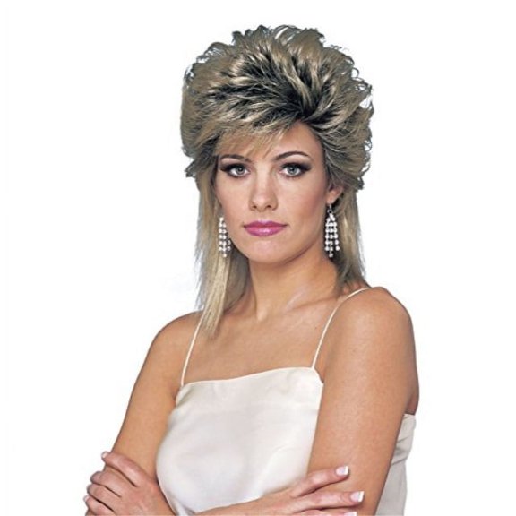 80s Sprayed Mix Adult Wig