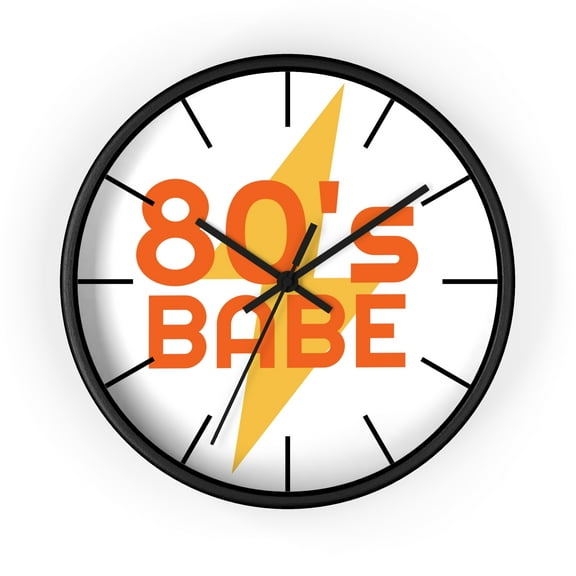 80s Style Wall Clock