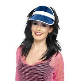 80s Sun Visor Adult Blue 80s Sun Visor Adult Blue